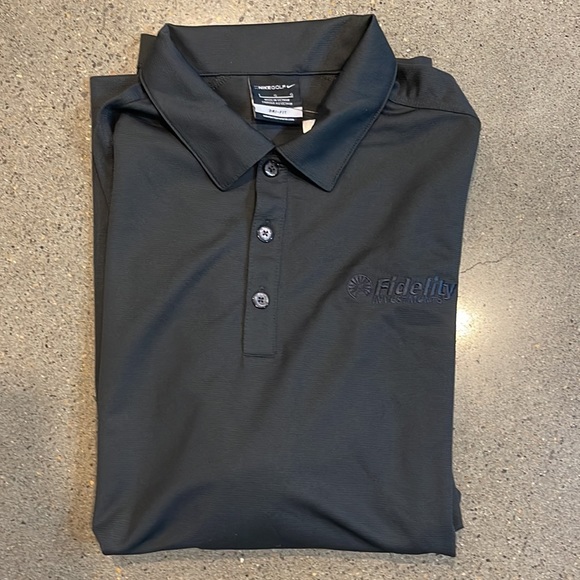 Mens Nike Dri-Fit Golf Polo NWT Large - Picture 3 of 3